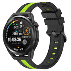 For Huawei Watch GT Runner / Black+Lime Green