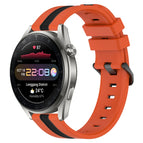 For Huawei Watch 3 Pro New / Orange+Black