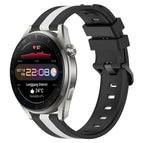 For Huawei Watch 3 Pro New / Black+White