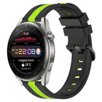 For Huawei Watch 3 Pro New / Black+Lime Green