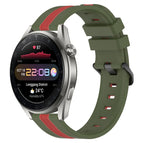 For Huawei Watch 3 Pro New / Army Green+Red