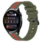 For Huawei Watch 3 / Army Green+Red