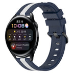 For Huawei Watch 3 / Blue+White