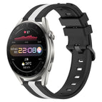 For Huawei Watch 3 Pro / Black+White
