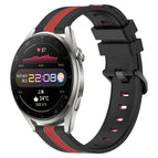 For Huawei Watch 3 Pro / Black+Red