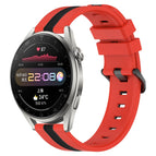 For Huawei Watch 3 Pro / Red+Black