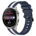 For Huawei Watch 3 Pro / Blue+White