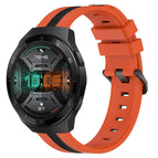 For Huawei Watch GT 2E / Orange+Black