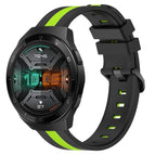 For Huawei Watch GT 2E / Black+Lime Green