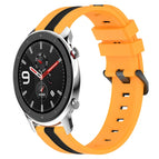 For Amazfit GTR 4 / Yellow+Black