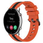 For Amazfit GTR 2 / Orange+Black