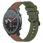 For Amazfit GTR 47mm / Army Green+Red