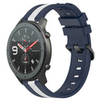 For Amazfit GTR 47mm / Blue+White