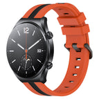 For Xiaomi MI Watch S1 / Orange+Black