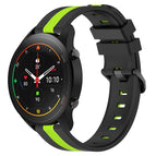 For Xiaomi MI Watch S1 Pro / Black+Lime Green