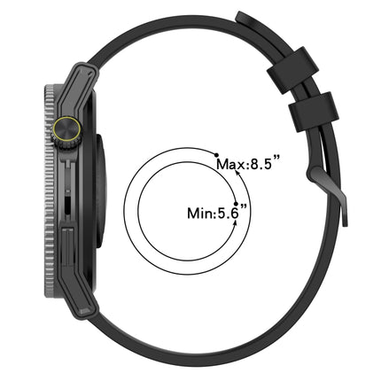 22mm Vertical Two-Color Silicone Watch Band, For Xiaomi Haylou RT2 LS10, For Xiaomi Haylou RS4 LS12