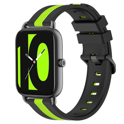 22mm Vertical Two-Color Silicone Watch Band, For Xiaomi Haylou RT2 LS10, For Xiaomi Haylou RS4 LS12