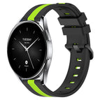 For Xiaomi MI Watch S2 46mm / Black+Lime Green