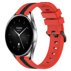 For Xiaomi MI Watch S2 46mm / Red+Black