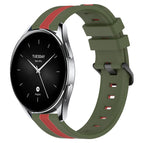 For Xiaomi MI Watch S2 46mm / Army Green+Red