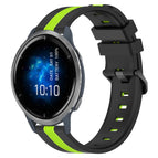 For Garmin Venu 2 / Black+Lime Green