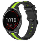 For Garmin Vivoactive 4 / Black+Lime Green