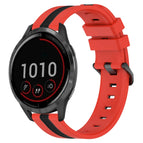 For Garmin Vivoactive 4 / Red+Black