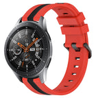 For Samsung Galaxy Watch 46mm / Red+Black