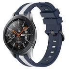 For Samsung Galaxy Watch 46mm / Blue+White