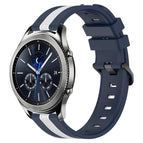For Samsung Gear S3 Classic / Blue+White