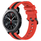 For Samsung Gear S3 Frontier / Red+Black