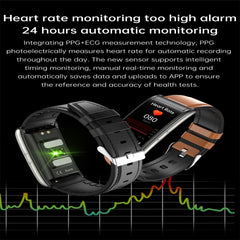 E600 1.47 inch Color Screen Smart Watch Support Heart Rate Monitoring / Blood Pressure Monitoring