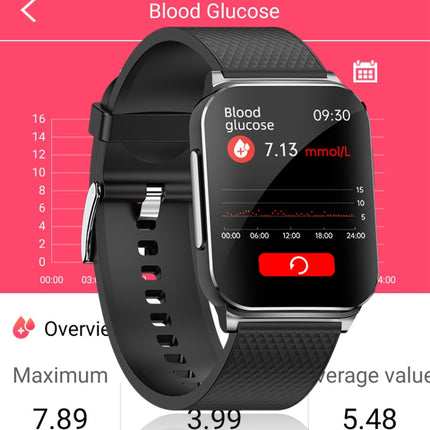 EP03 1.83 inch Color Screen Smart Watch,Support Heart Rate Monitoring / Blood Pressure Monitoring