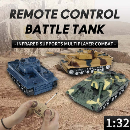 MoFun 369  Remote Control Tank 1:32 Four-way RC Vehicle, Blue, Green, Yellow