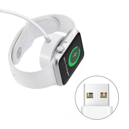 1m USB Magnetic Fast Charger Charging Cable for Watch Apple Series Ultra/8/7/6/SE/SE2/5/4/3/2/1, DS-XB011