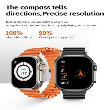 WS83 MAX ULTRA 2.03 inch Color Screen Smart Watch,Support Heart Rate Monitoring / Blood Pressure Monitoring