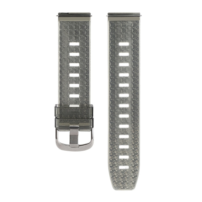22mm Transparent Shiny Diamond TPU Watch Band, For Huawei Watch Buds, For Huawei Watch3 Pro New, For Huawei Watch GT3 Pro 46mm, For Huawei Watch GT Runne