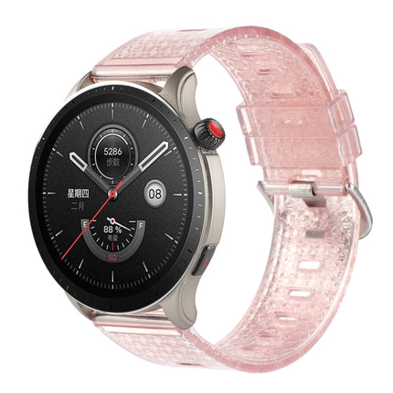 22mm Transparent Shiny Diamond TPU Watch Band, For Huawei Watch Buds, For Huawei Watch3 Pro New, For Huawei Watch GT3 Pro 46mm, For Huawei Watch GT Runne