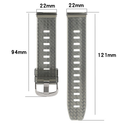 22mm Transparent Shiny Diamond TPU Watch Band, For Huawei Watch GT3 46mm, For Huawei Watch GT2 Pro, For Honor Watch GS Pro, For Honor Magic Watch2 46mm