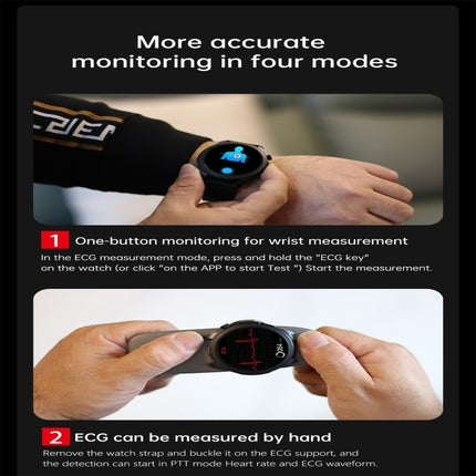 E420 1.39 inch Color Screen Smart Watch,Steel Strap,Support Heart Rate Monitoring / Blood Pressure Monitoring