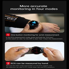 E420 1.39 inch Color Screen Smart Watch,Steel Strap,Support Heart Rate Monitoring / Blood Pressure Monitoring