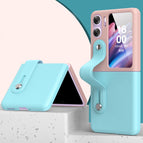 For OPPO Find N2 Flip / Ice Blue+Pink