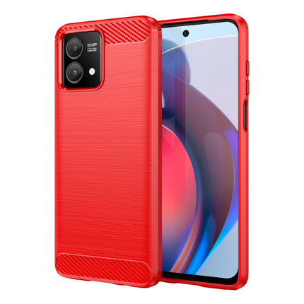 Brushed Texture Carbon Fiber TPU Phone Case, For Motorola Moto G73, For Motorola Moto G Stylus 5G 2023