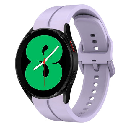 20mm Loop Silicone Watch Band, For Samsung Galaxy Watch4 44mm, For Samsung Galaxy Watch4 40mm