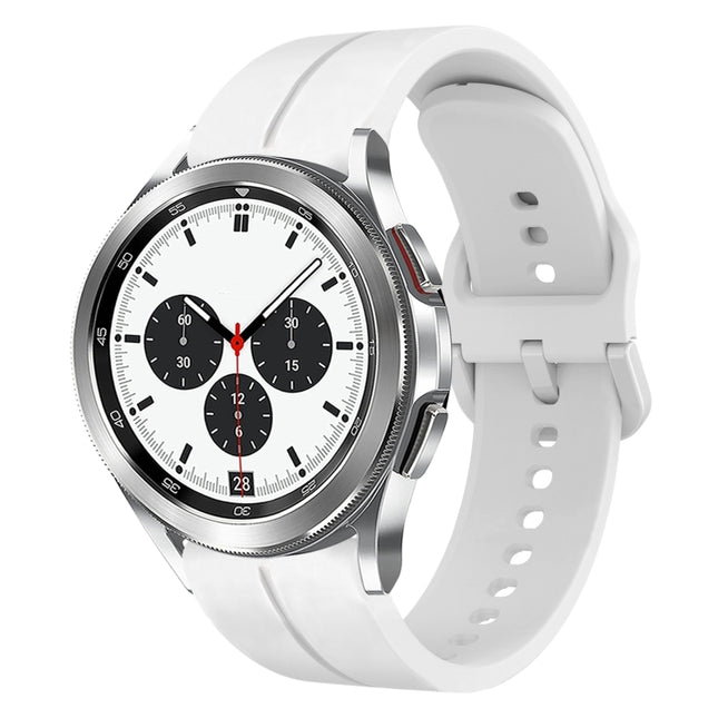 20mm Loop Silicone Watch Band, For Samsung  Galaxy Watch 4 Classic 42mm, For Samsung  Galaxy Watch 4 Classic 46mm