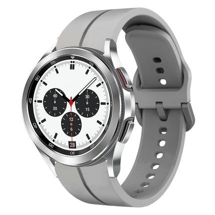 20mm Loop Silicone Watch Band, For Samsung  Galaxy Watch 4 Classic 42mm, For Samsung  Galaxy Watch 4 Classic 46mm