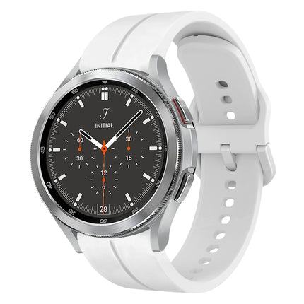 20mm Loop Silicone Watch Band, For Samsung  Galaxy Watch 4 Classic 42mm, For Samsung  Galaxy Watch 4 Classic 46mm