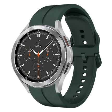 20mm Loop Silicone Watch Band, For Samsung  Galaxy Watch 4 Classic 42mm, For Samsung  Galaxy Watch 4 Classic 46mm