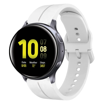 20mm Loop Silicone Watch Band, For Samsung Galaxy Watch Active 2 40mm, For Samsung Galaxy Watch Active 2 44mm