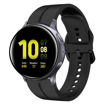 20mm Loop Silicone Watch Band, For Samsung Galaxy Watch Active 2 40mm, For Samsung Galaxy Watch Active 2 44mm